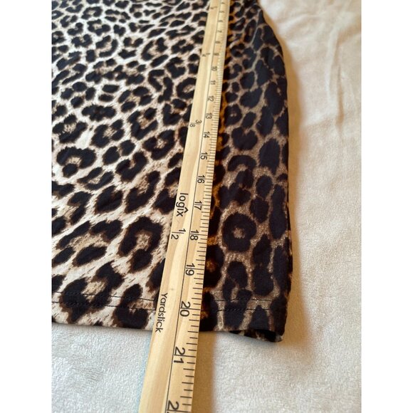 Shein Curve Leopard Print Sleeveless Top 1XL Fall Trend - Picture 5 of 5